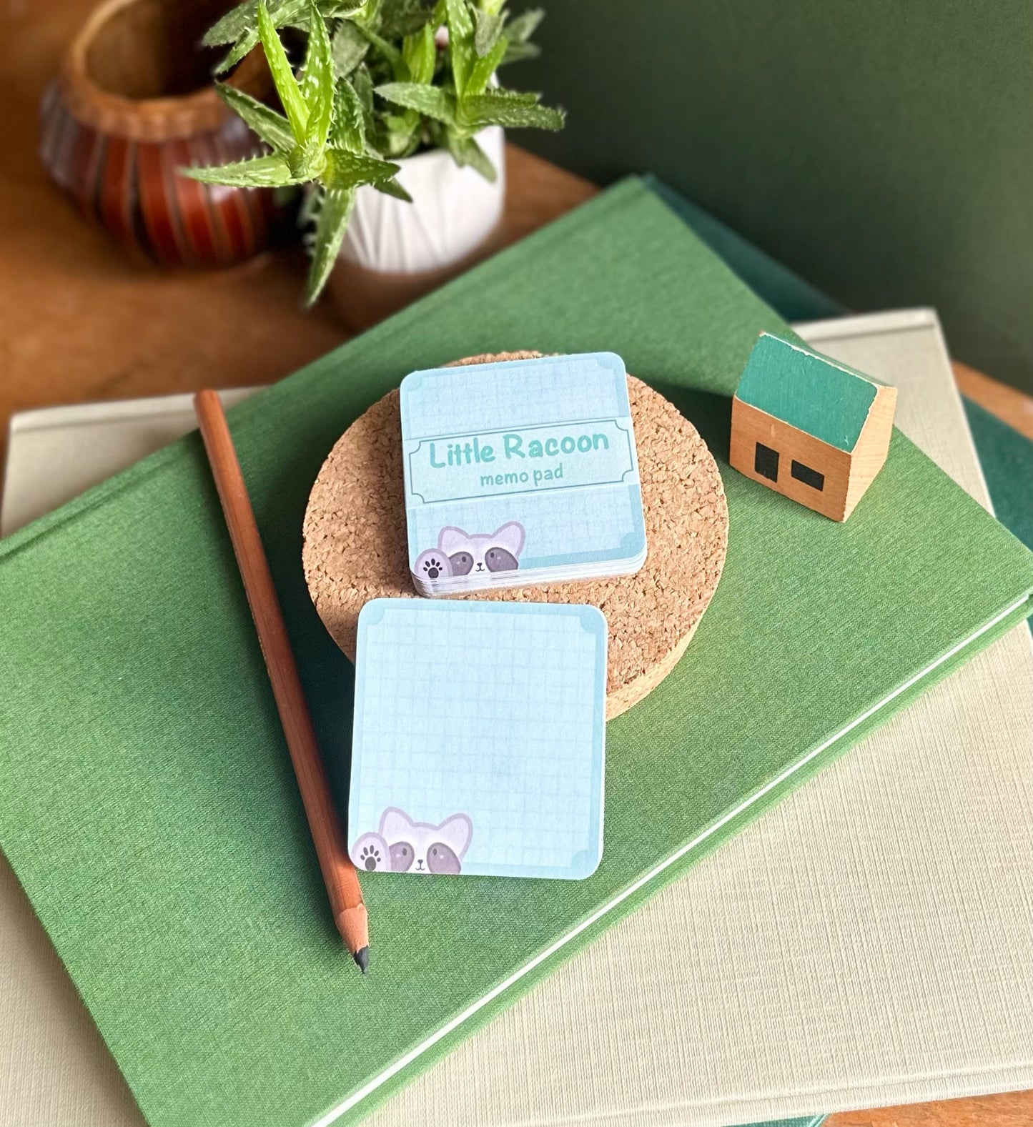 Little Racoon Memo Pad