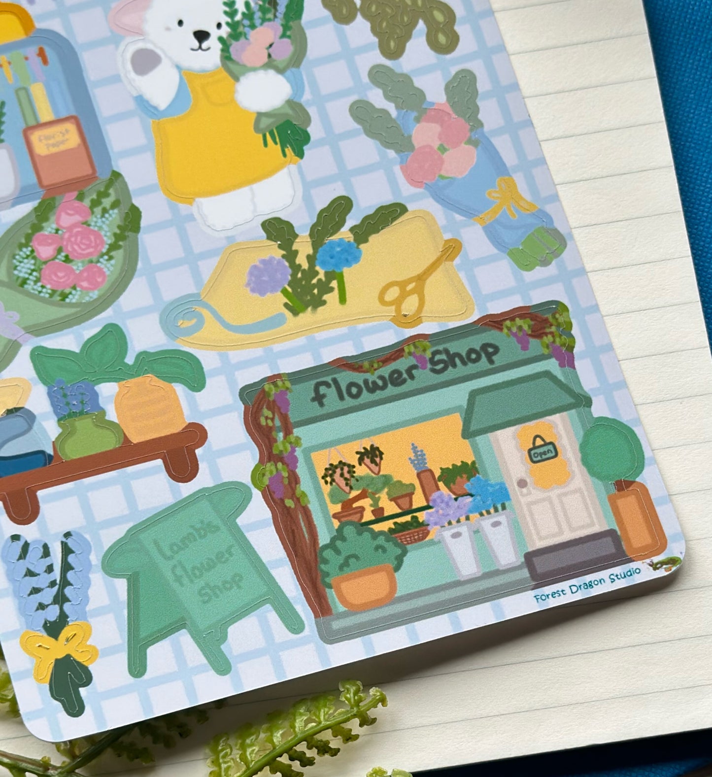 Flower Shop Sticker Sheet