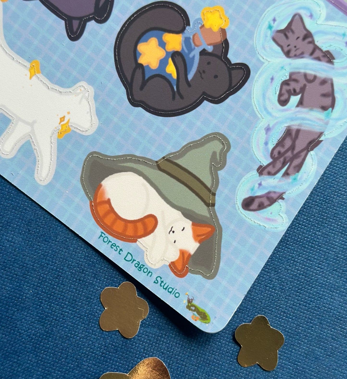 Magic Cats Sticker Sheet