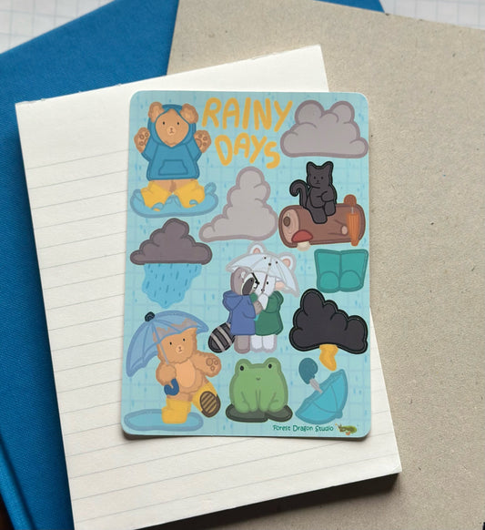 Rainy Days Sticker Sheet