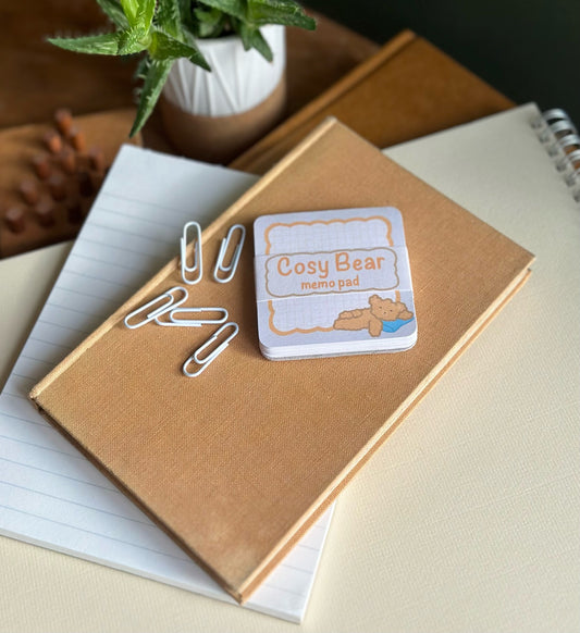 Cosy Bear Memo Pad